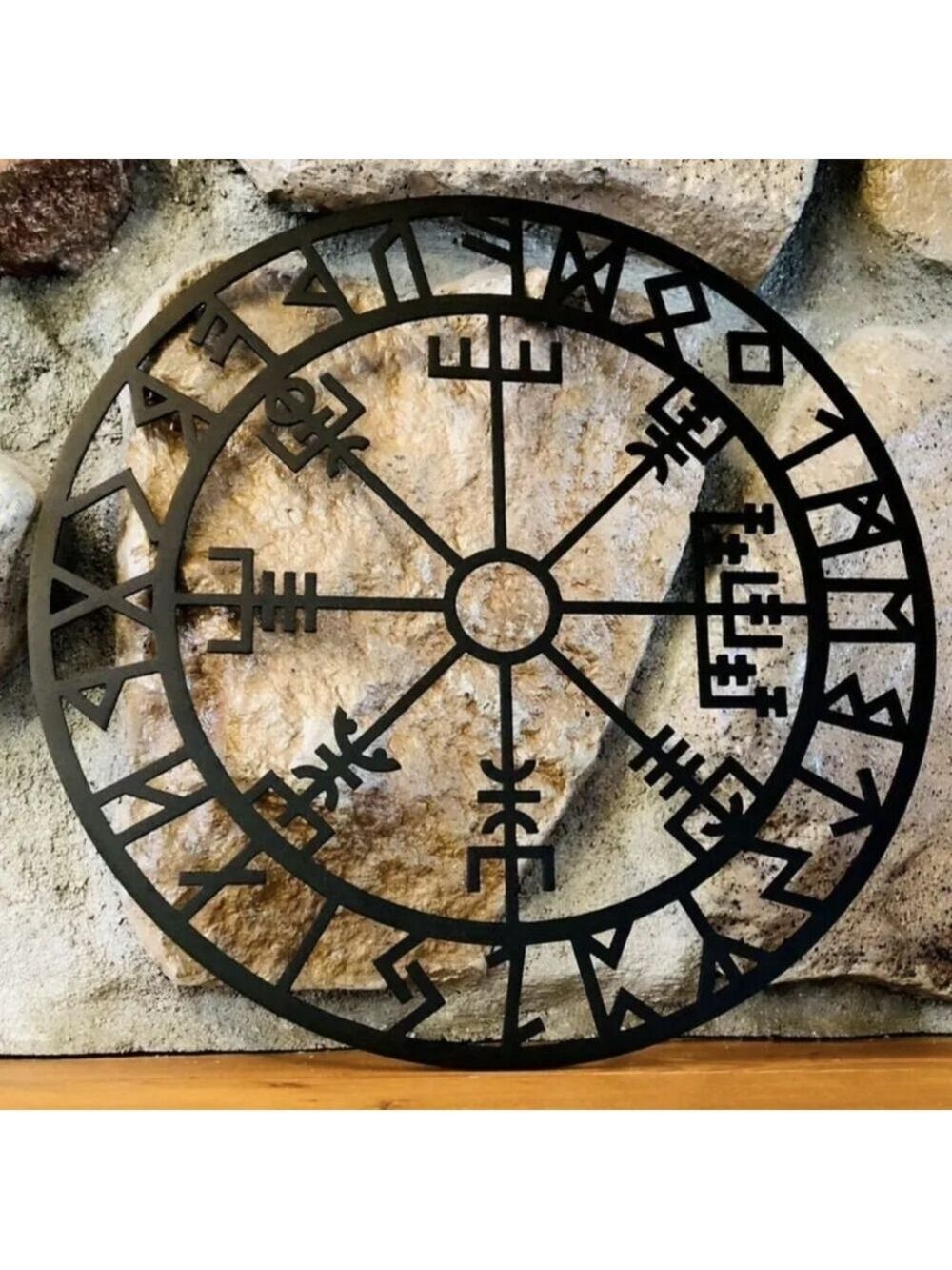 Wall Decor--Metal Norse Vegisir / Compass